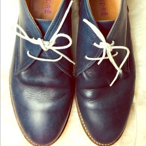 💙ANDRE Leather Lace Up Uncle Boots